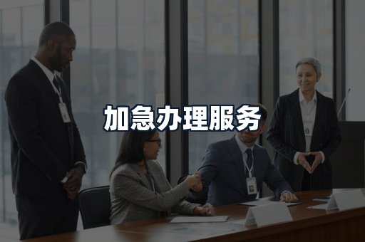 加急办理服务